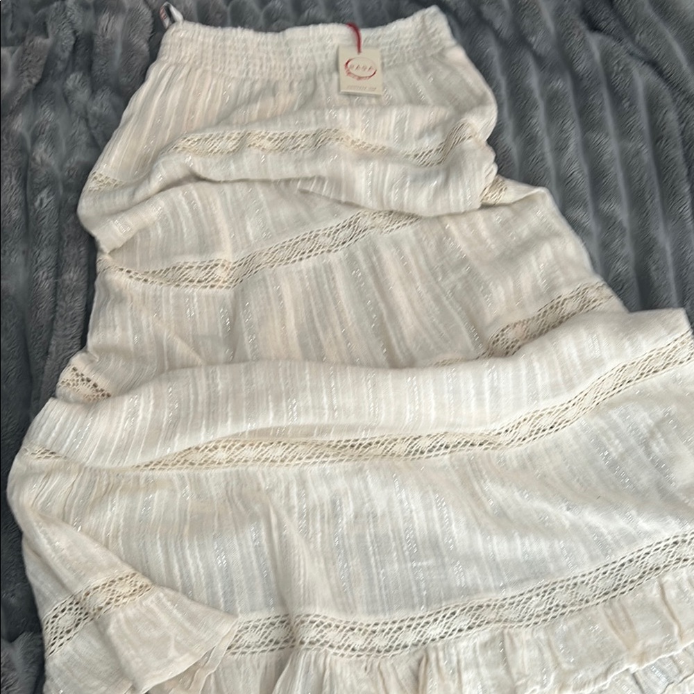 RAGA MAXI Elegant Cream Skirt